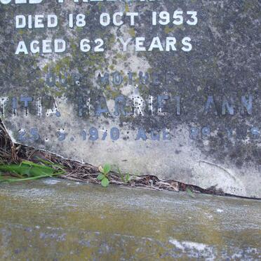 ? Letitia Harriet Ann -1970 