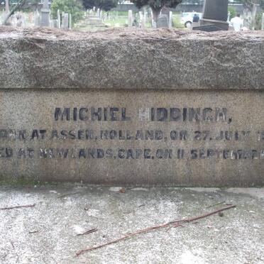 HIDDINGH Michiel 1860-1927