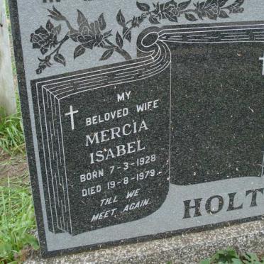HOLT Mercia Isabel 1928-1979