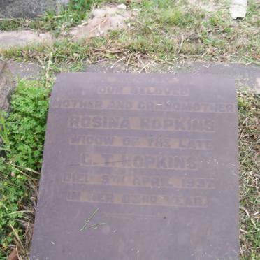 HOPKINS Rosina -1937