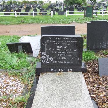 HOLLSTEIN Andrew 1921-1983 &amp; Kathleen 1924-1991