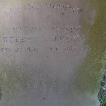 HOLBURN Robert S. -1916