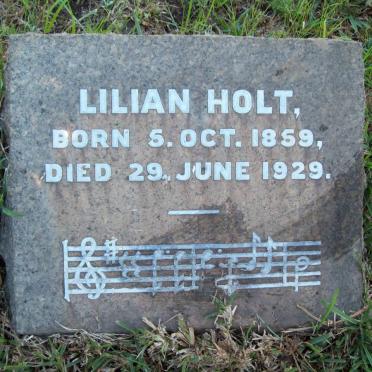 HOLT Lilian 1859-1929