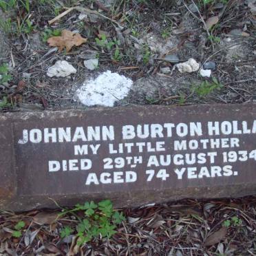 HOLLAND Johnann Burton -1934