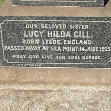GILL Lucy Hilda -1939