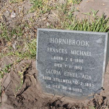 HORNIBROOK Frances Michael 1890-1952 &amp; Gloria Ethel Ada STILLWELL 1893-1980