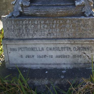 HOHNE Petronella Charlotte O. 1858-1946