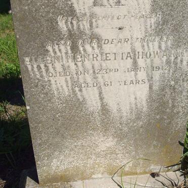 HOWARD Ellen Henrietta  -1912 