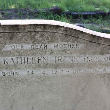 HOEVEN Kathleen Irene, van der nee QUINE 1912-1977