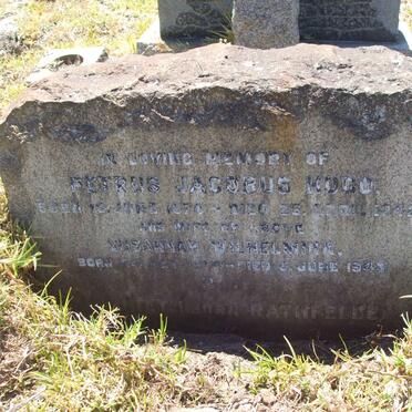 HUGO Petrus Jacobus 1870-1942 &amp; Susannah Wilhelmina 1874-1943