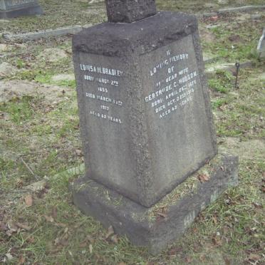 HUDSON Gertrude C. 1876-1918 :: BRADLEY Louisa M. 1855-1917