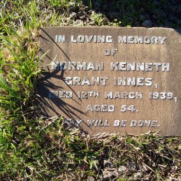 INNES Norman Kenneth Grant -1939