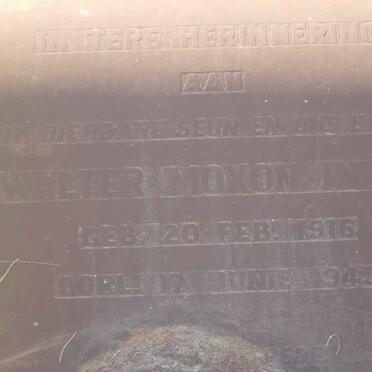 INNES Walter Moxon 1916-1943 