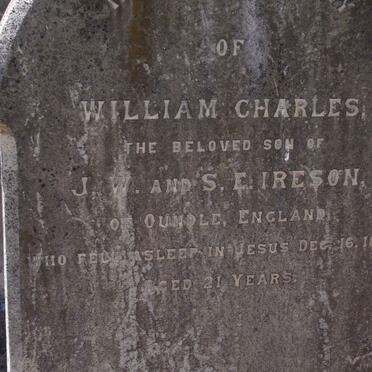 IRESON William Charles -1895
