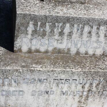 INNES Alexander, Rose 1838-191?