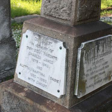 JAMES Charles 1878-1948 &amp; Aletta Martina 1880-1963