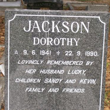 JACKSON Dorothy 1941-1990