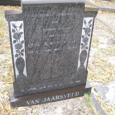 JAARSVELD Gert Alwyn, van 1922-1972