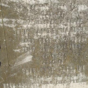 JANDRELL Charlotte Caroline 1844-1917