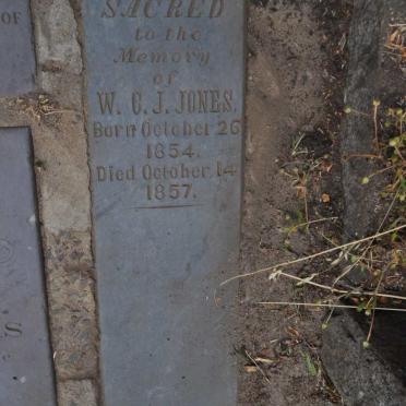 JONES W.C.J. 1854-1857