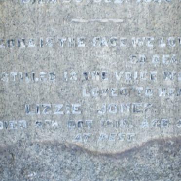 JONES Lizzie -191?