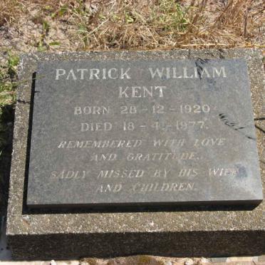 KENT Patrick William 1920-1977