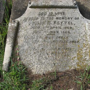 KEYTEL Philip H. 1869-1924 &amp; Helen -1936