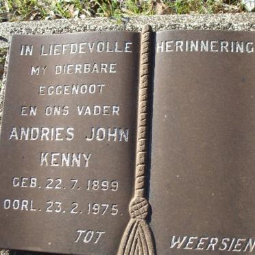 KENNY Andries John 1899-1975