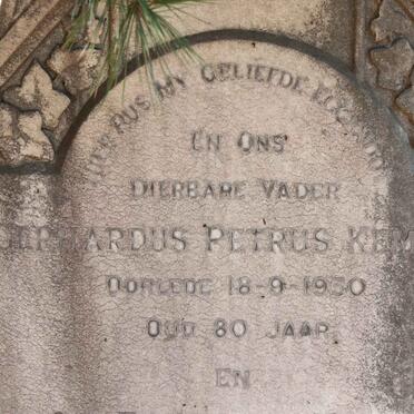 KEMPEN Gerhardus Petrus -1930