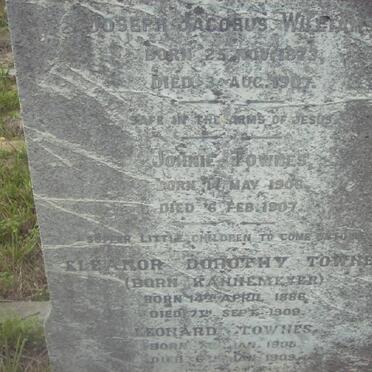 WILLIAMS Joseph Jacobus 1873-1907 :: FOWLES Johnnie 1906-1907