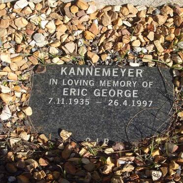 KANNEMEYER Eric George 1935-1997