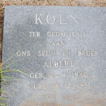 KOEN Albert 1940-1981