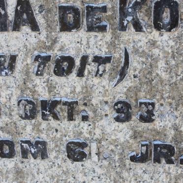 KOCK de :: DU TOIT