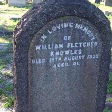 KNOWLES William Fletcher  -1935