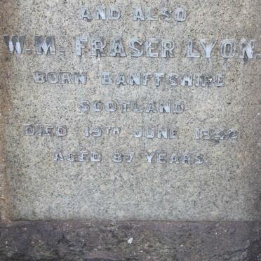 LYON W. Fraser -1942 &amp; Emily -1937 