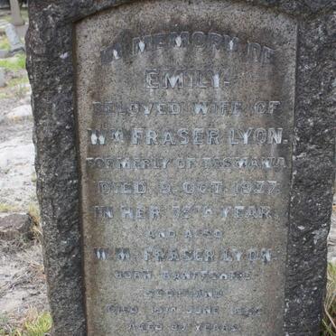 LYON W. Fraser -1942 &amp; Emily -1937