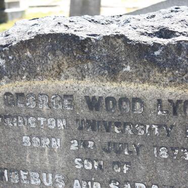 LYON George Wood 1873-1948 