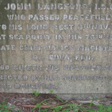 LANGFORD John -1919