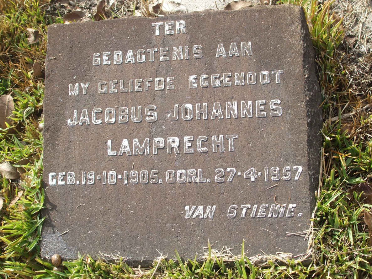 LAMPRECHT Jacobus Johannes 1905-1957