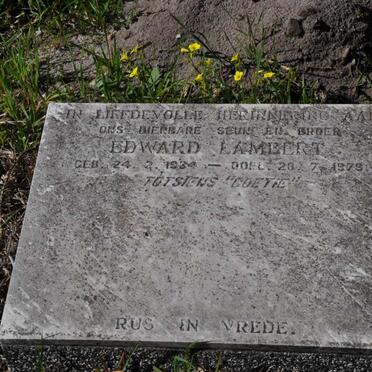 LAMBERT Edward 1934-1979