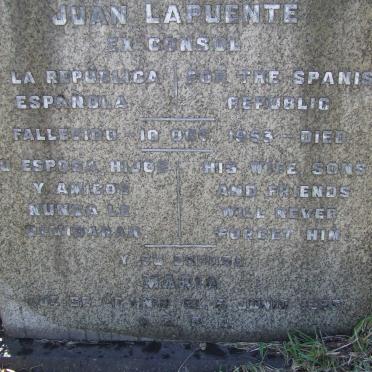 LAPUENTE Juan -1953 &amp; Maria -1955