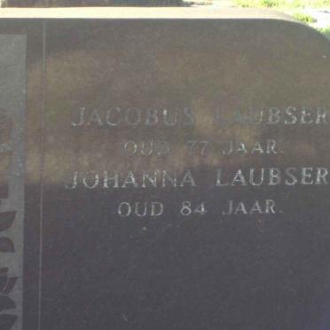LAUBSER Jacobus &amp; Johanna