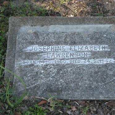 LAWRENSON Josephine Elizabeth 1900-1962