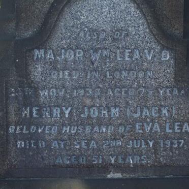LEA William -1933 :: LEA Henry John -1937