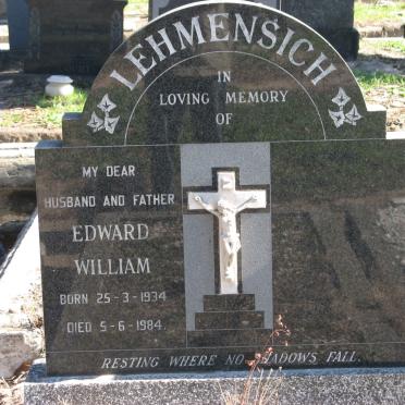 LEHMENSICH Edward William 1934-1984