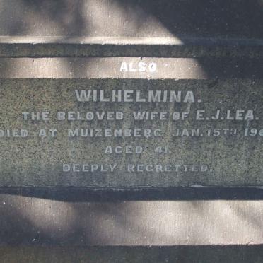 LEA Wilhelmina -1902