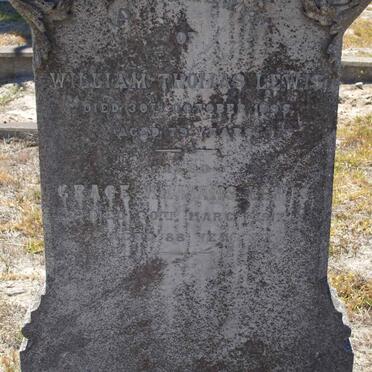 LEWIS William Thomas -1895 &amp; Grace Williams -1917