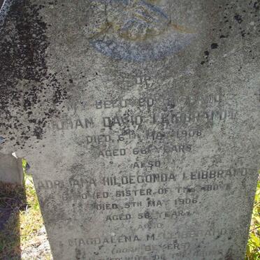 LEIBBRANDT Johan David -1908 :: LEIBBRANDT Adrijana Hildegonda -1906