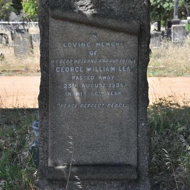 LEA George William -1934