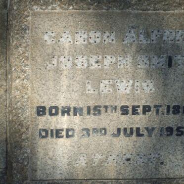 LEWIS Cannon Alfred Joseph Smith  -1868-1954